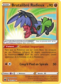Carte Pokemon Brutalibré Radieux #081