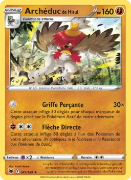 Carte Pokemon Archéduc de Hisui #082