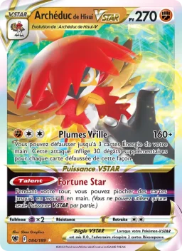 Carte Pokemon Archéduc de Hisui VSTAR #084