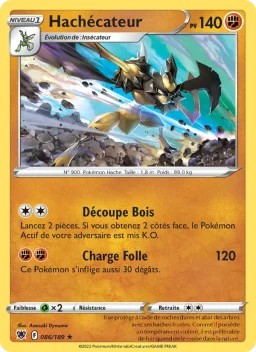 Carte Pokemon Hachécateur #086
