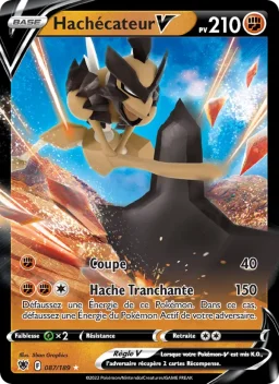 Carte Pokemon Hachécateur V #087