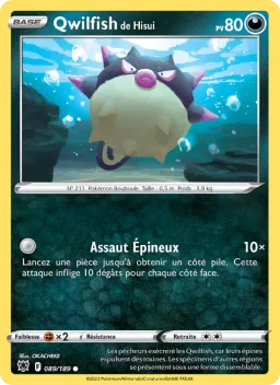 Carte Pokemon Qwilfish de Hisui #089
