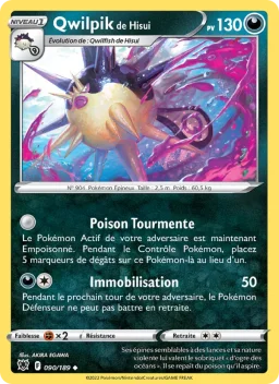 Carte Pokemon Qwilpik de Hisui #090