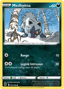Carte Pokemon Medhyèna #095