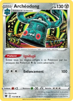 Carte Pokemon Archéodong #112