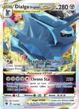 Carte Pokemon Dialga Originel VSTAR #114
