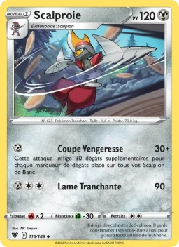 Carte Pokemon Scalproie #116