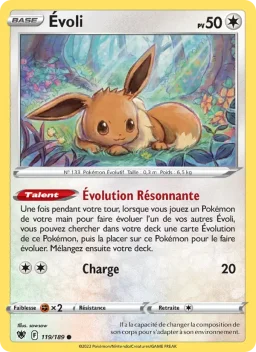 Carte Pokemon Évoli #119