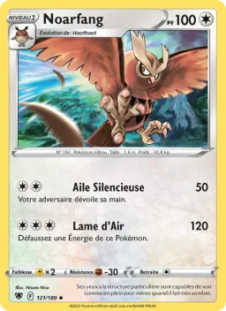 Carte Pokemon Noarfang #121