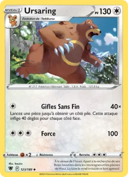 Carte Pokemon Ursaring #123