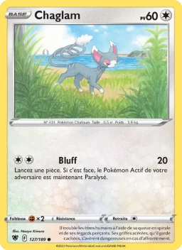 Carte Pokemon Chaglam #127