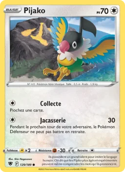 Carte Pokemon Pijako #129