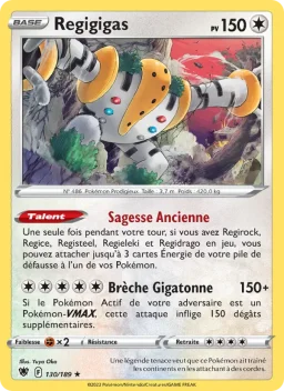Carte Pokemon Regigigas #130
