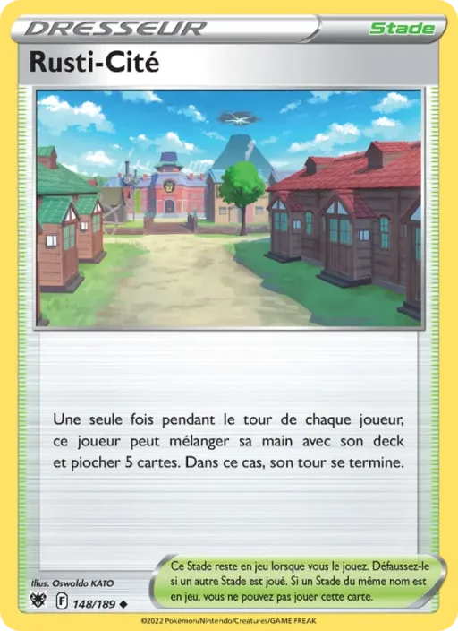 Carte Pokémon Rusti-Cité 148/189 Peu Commune Astres Radieux