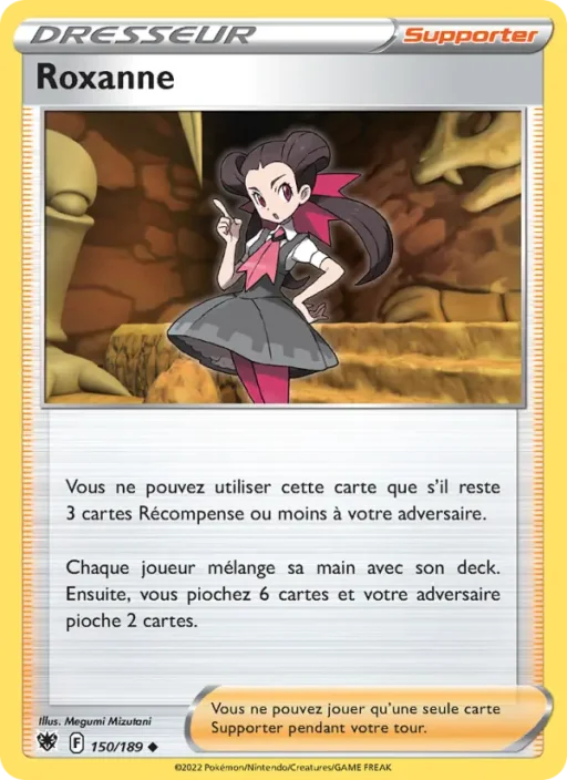 Carte Pokémon Roxanne 150/189 Peu Commune Astres Radieux