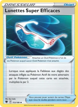 Carte Pokemon Lunettes Super Efficaces #152