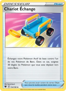 Carte Pokemon Chariot Échange #154