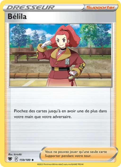 Carte Pokémon Bélila 159/189 Peu Commune Astres Radieux