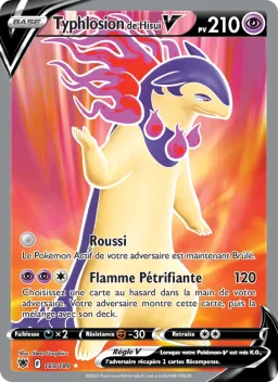 Carte Pokemon Typhlosion de Hisui V #169