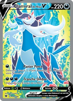 Carte Pokemon Clamiral de Hisui V #176