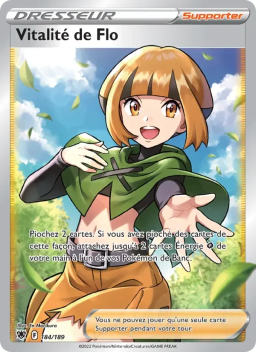 Carte Pokémon Vitalité de Flo 184/189 Ultra Rare Astres Radieux