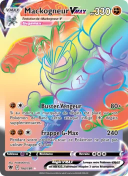 Carte Pokemon Mackogneur VMAX #194
