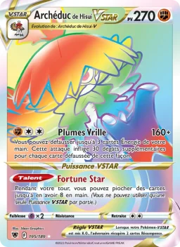 Carte Pokemon Archéduc de Hisui VSTAR #195