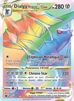 Carte Pokemon Dialga Originel VSTAR #198