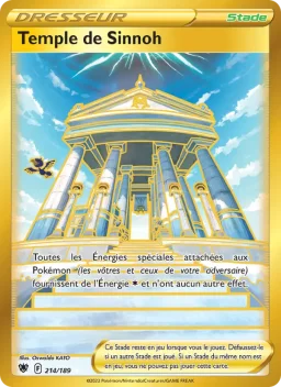 Carte Pokemon Temple de Sinnoh #214