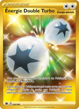 Carte Pokemon Énergie Double Turbo #216