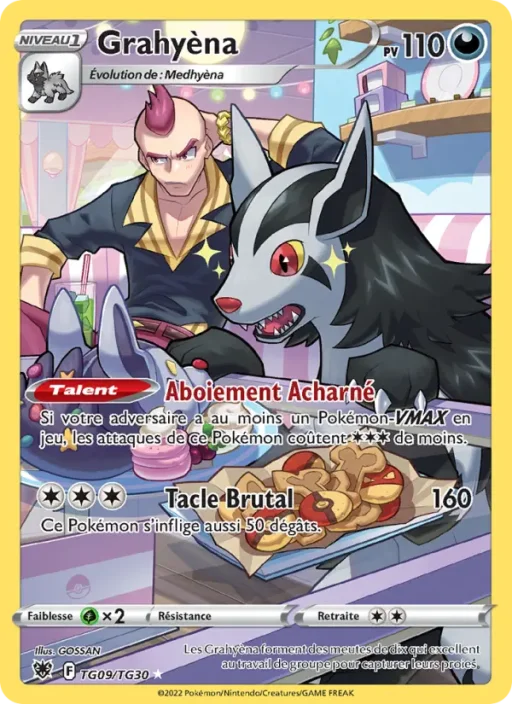Carte Pokémon Grahyèna TG09/TG30 Rare Astres Radieux