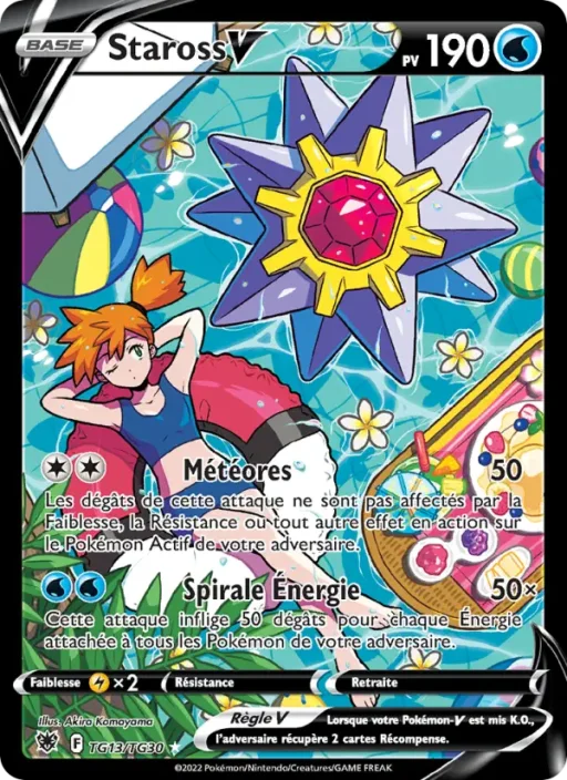 Carte Pokémon Staross V TG13/TG30 Ultra Rare Astres Radieux