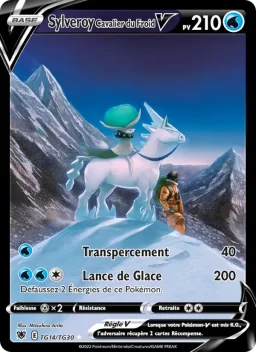 Carte Pokemon Sylveroy Cavalier du Froid V #TG14