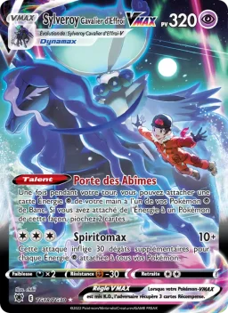 Carte Pokemon Sylveroy Cavalier d'Effroi VMAX #TG18