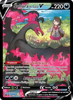 Carte Pokemon Sulfura de Galar V #TG20