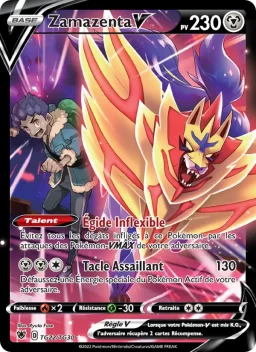 Carte Pokemon Zamazenta V #TG22