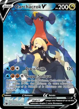 Carte Pokemon Carchacrok V #TG23