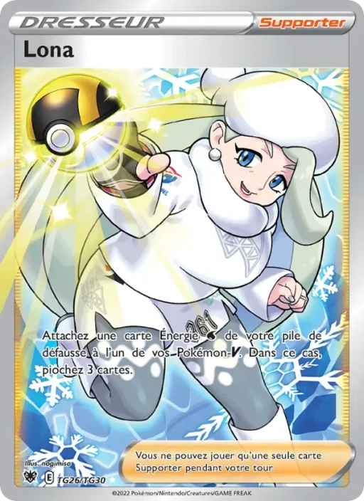 Carte Pokémon Lona TG26/TG30 Ultra Rare Astres Radieux