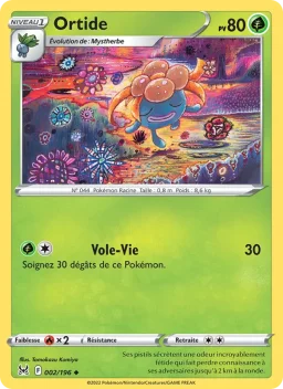 Carte Pokemon Ortide #002