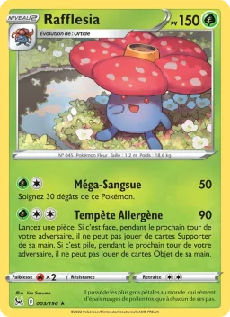 Carte Pokemon Rafflesia #003