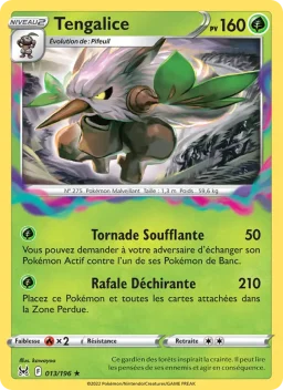 Carte Pokemon Tengalice #013