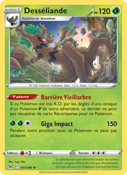 Carte Pokemon Desséliande #017