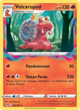 Carte Pokemon Volcaropod #022