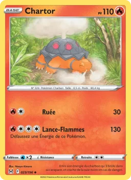 Carte Pokemon Chartor #023