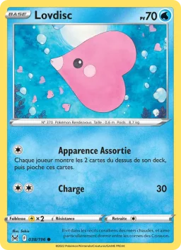 Carte Pokemon Lovdisc #038
