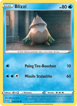 Carte Pokemon Blizzi #042