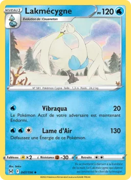 Carte Pokemon Lakmécygne #047