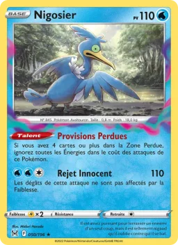 Carte Pokemon Nigosier #050
