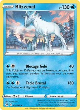Carte Pokemon Blizzeval #051