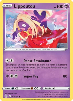 Carte Pokemon Lippoutou #068